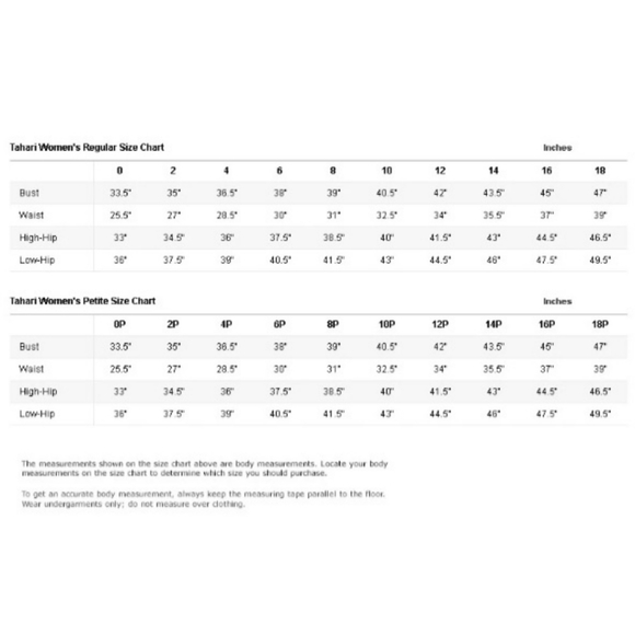 Tahari ASL Gold Natural Flora Jacquard Skirt - Picture 15 of 16